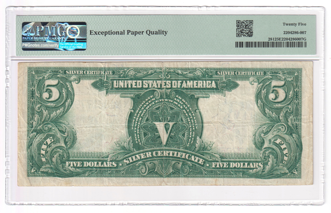 1899 $5 Chief Fr# 281 - PMG VF-25 EPQ