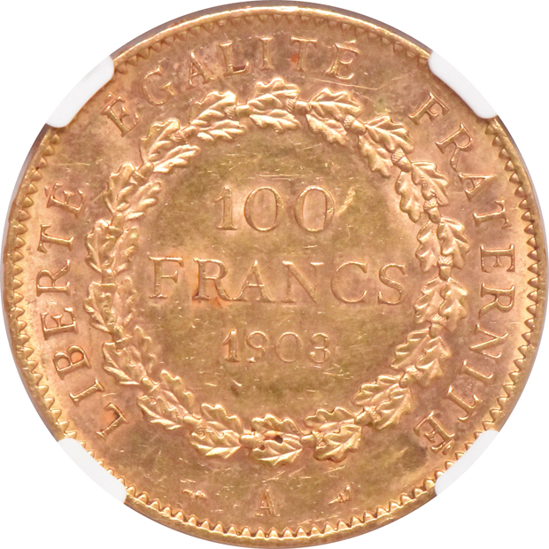 France - 1903-A 100 francs - NGC MS-61