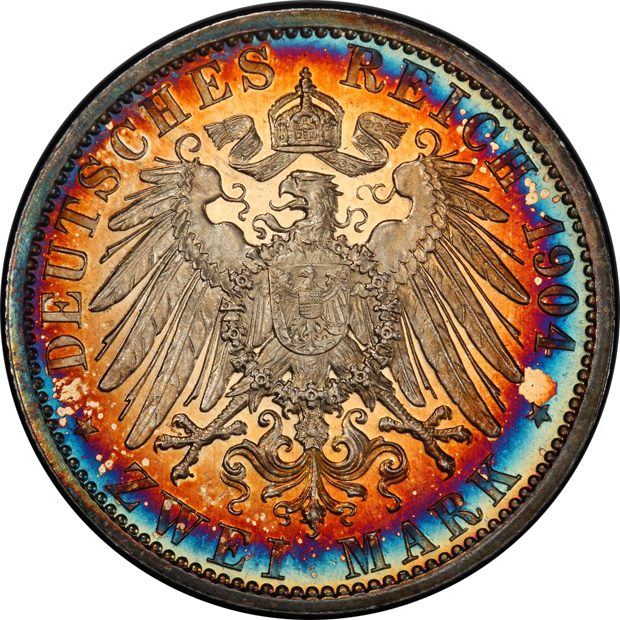 Germany - Hess-Darm 1904 2 mark Birthday - PCGS PR-65