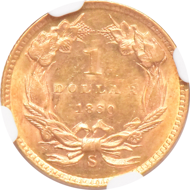 1860-S NGC MS-61