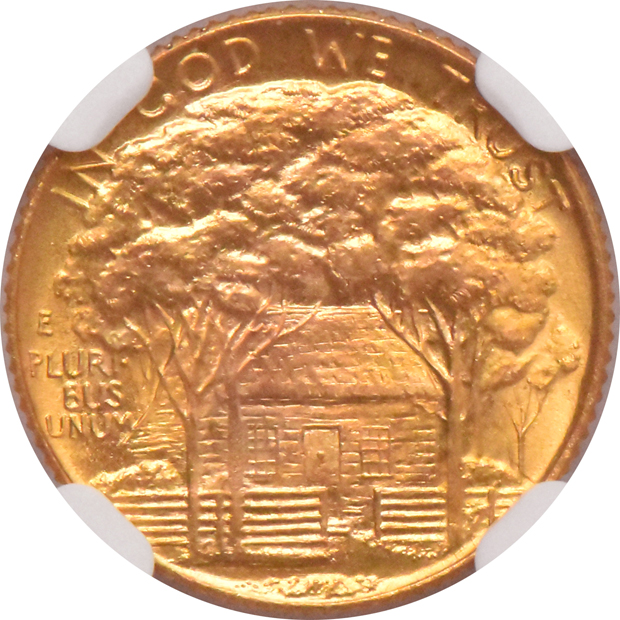 1922 $1 Grant Memorial NGC MS-66