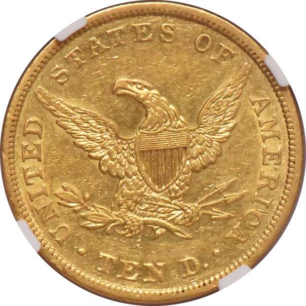 1839 Large Letters, Head of 1838 NGC AU-55