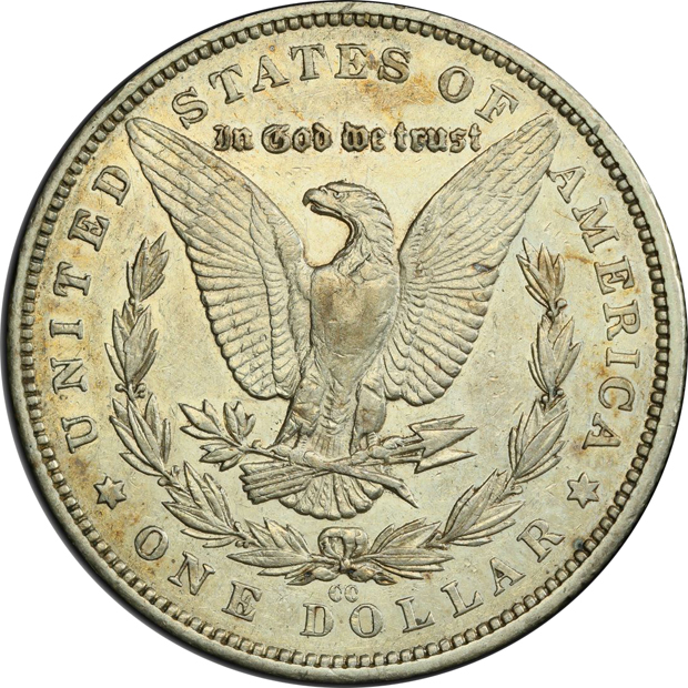 1893-CC "Alligator Eye" PCGS XF-40