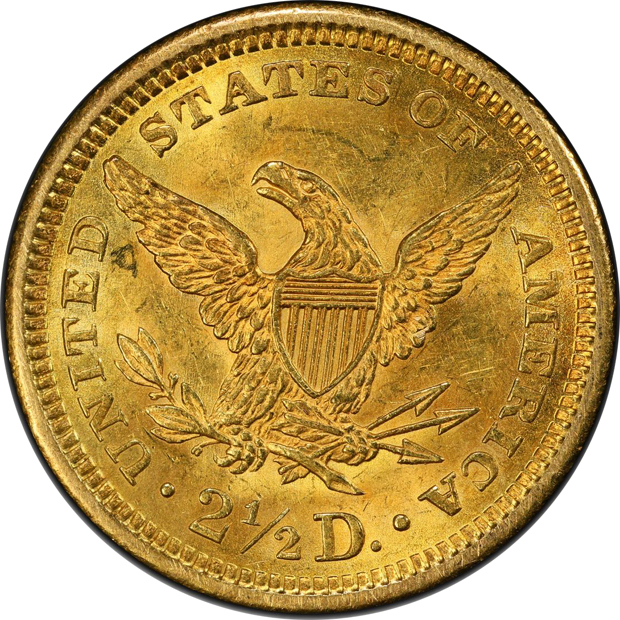 1861 New Reverse - Type II PCGS MS-62