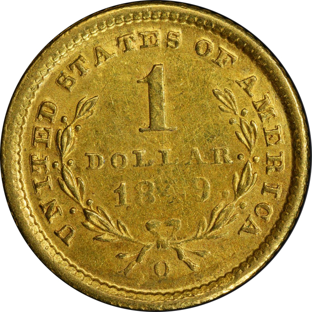 1849-O PCGS AU-58