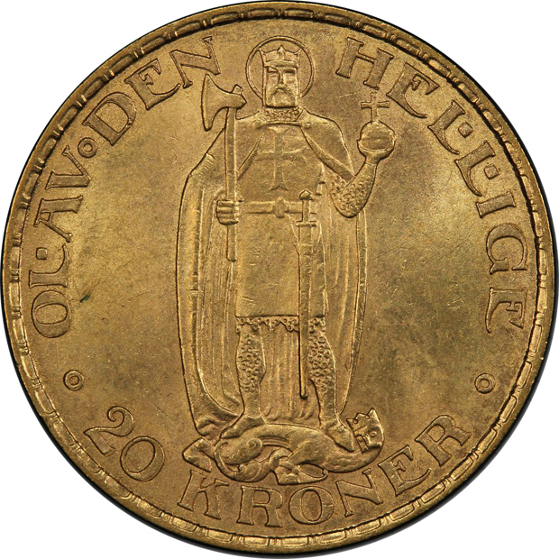 Norway - 1910 20 kroner - PCGS MS-63