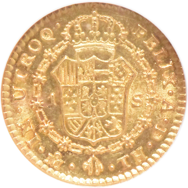 Mexico - 1805-MO TH escudo - NGC MS-63