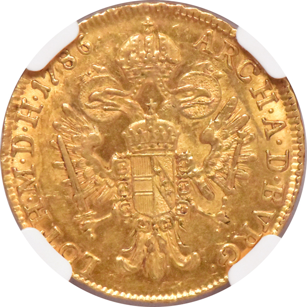 Austria - 1786-A ducat - NGC MS-62