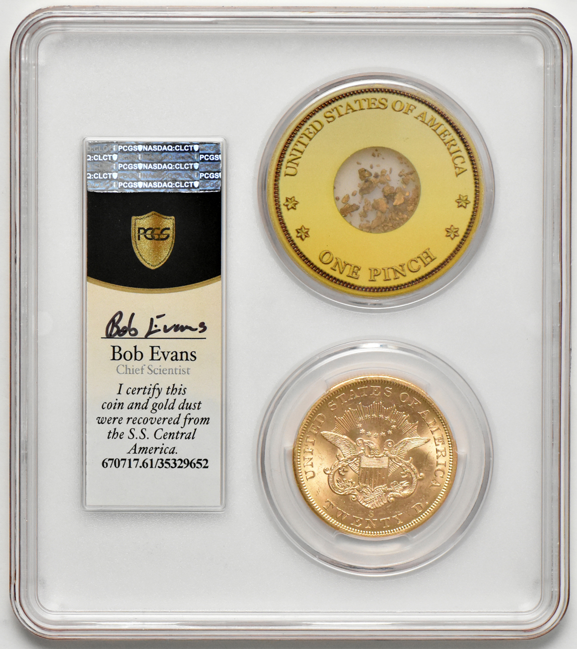 1857-S Bold 7, Faint S PCGS MS-61