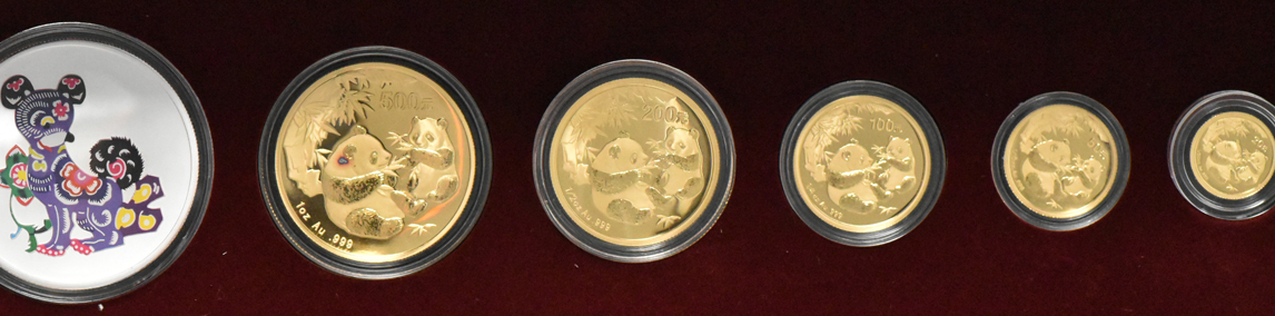 China - 2006 Gina Panda Gold and Lunar Premium Set (1.9oz gold, 1oz silver)