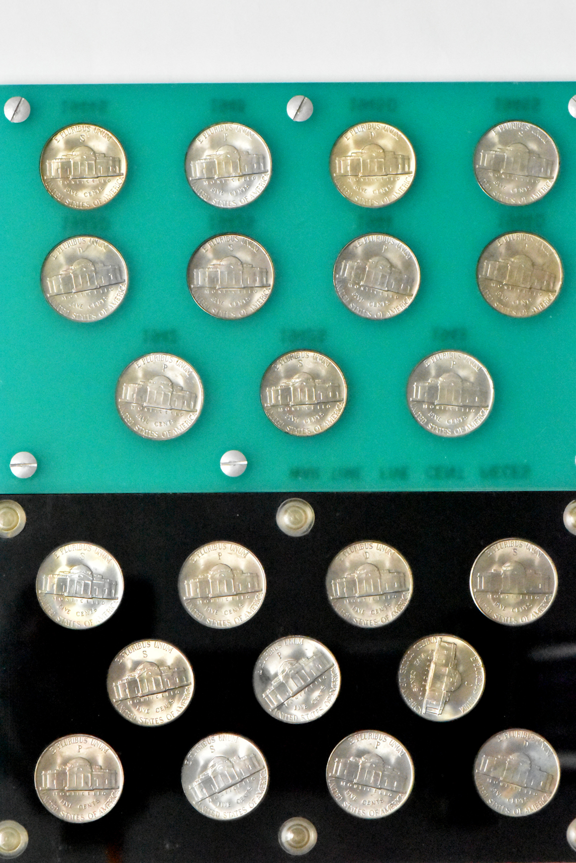 Five War Nickel sets