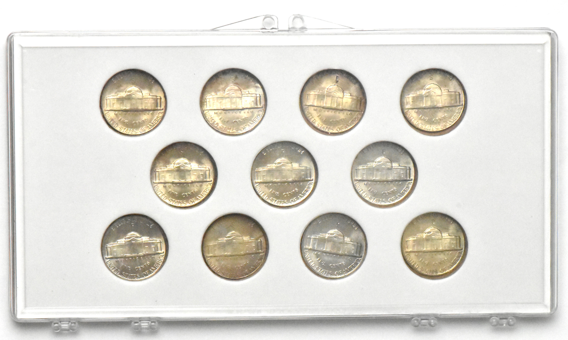 Five War Nickel sets