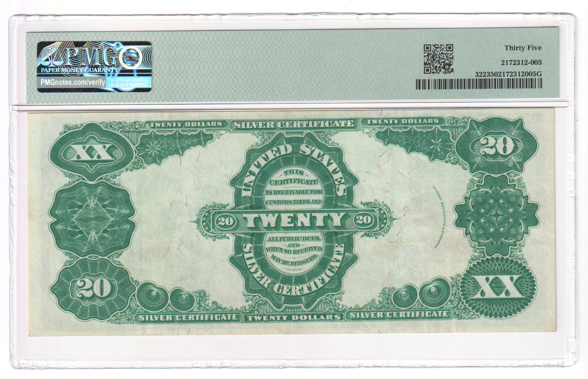 1891 $20 Fr# 322 - PMG VF-35