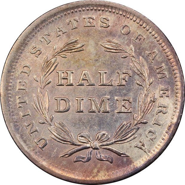 1837 No Stars Large Date PCGS UNC details/corrosion removed