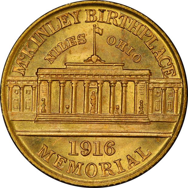 1916 $1 McKinley PCGS MS-67