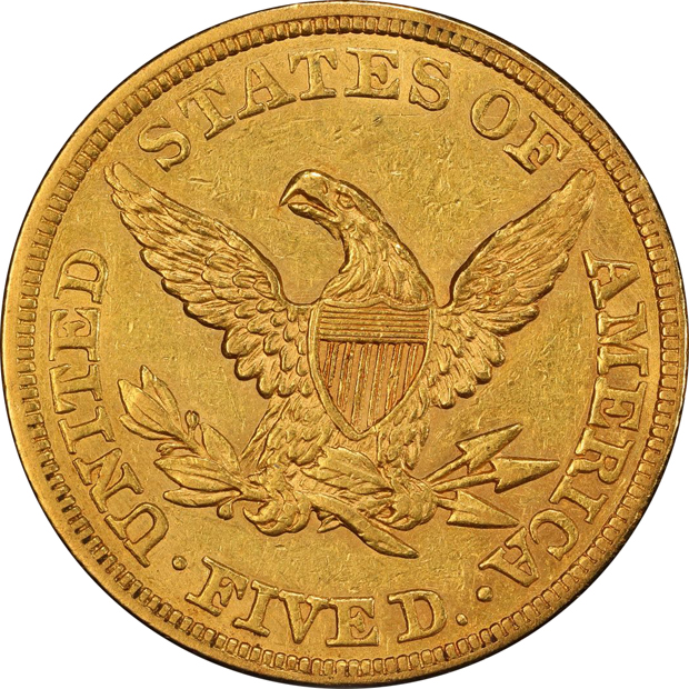 1860 PCGS XF details/scratch