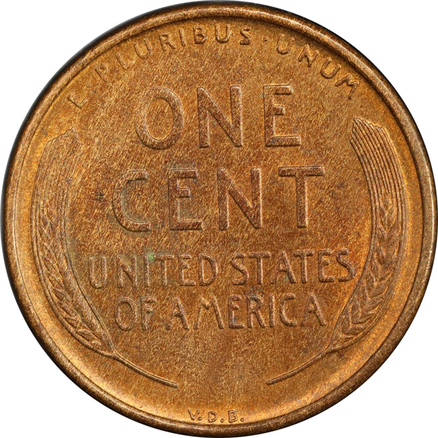 1909-S VDB Lincoln PCGS MS-63RB