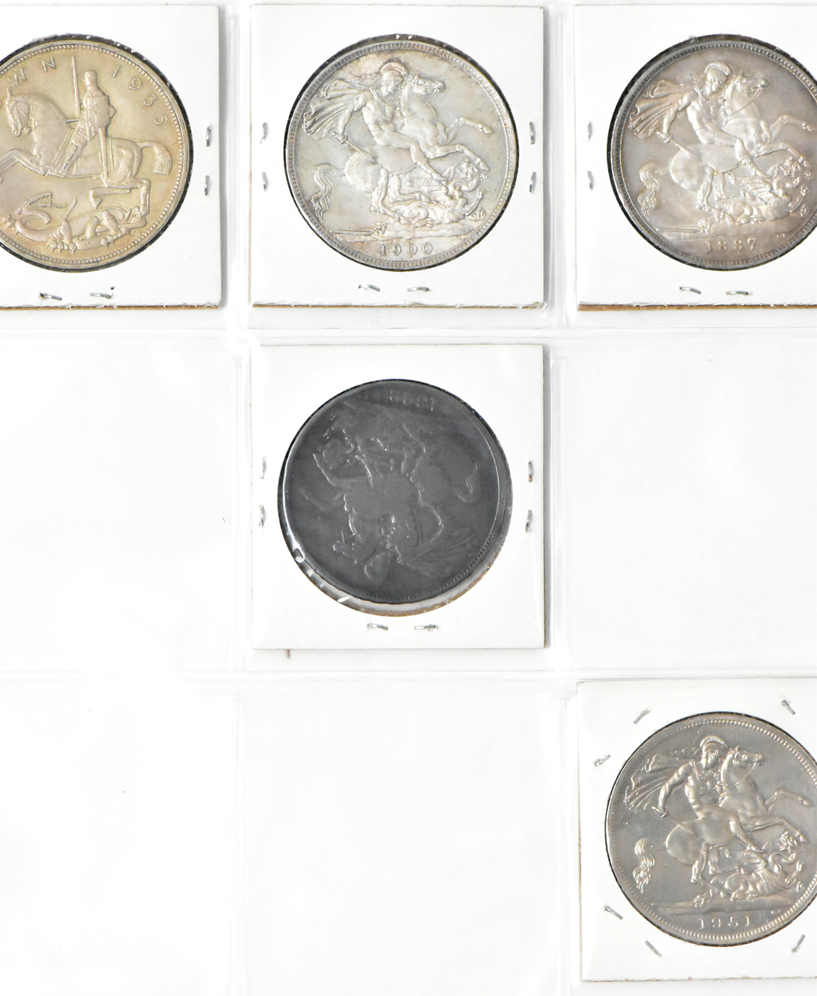 Great Britain - Large group of Great Britain coinage in a binder