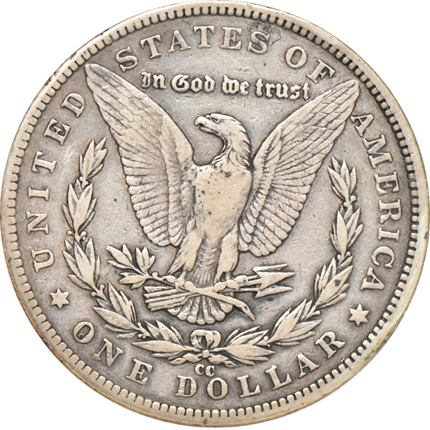 1889-CC ANACS XF-40