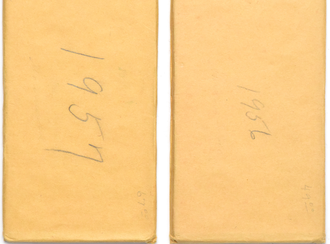1954, 1955, 1956, and 1957 Proof Sets