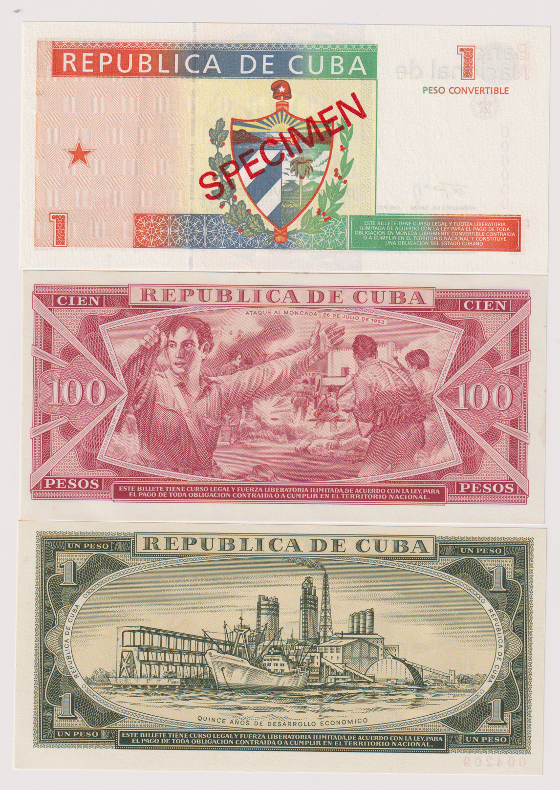 Cuba - Nine Specimen notes