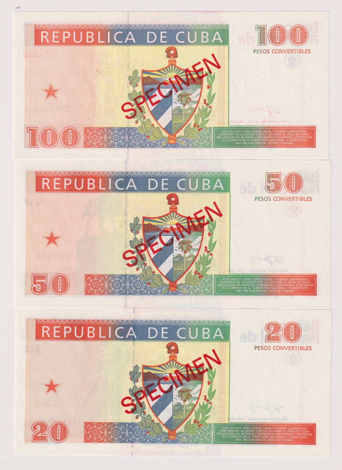Cuba - Nine Specimen notes