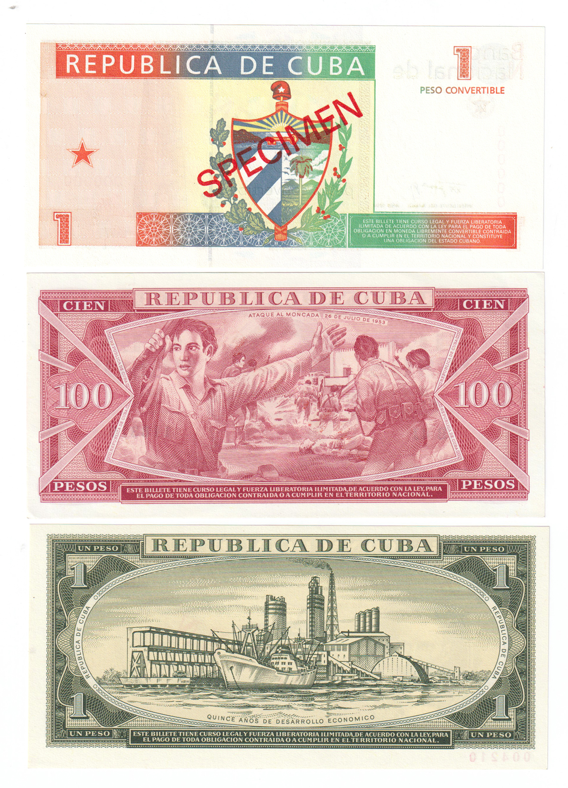Cuba - Nine Specimen notes