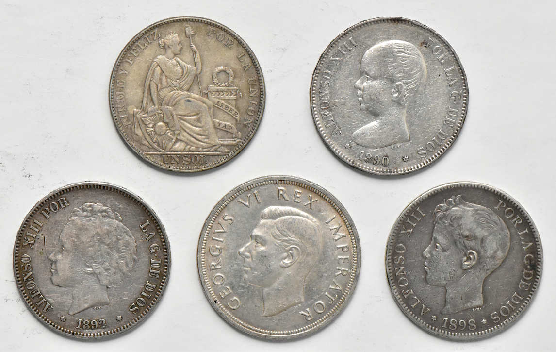 Multiple - Forty crown sized World coins