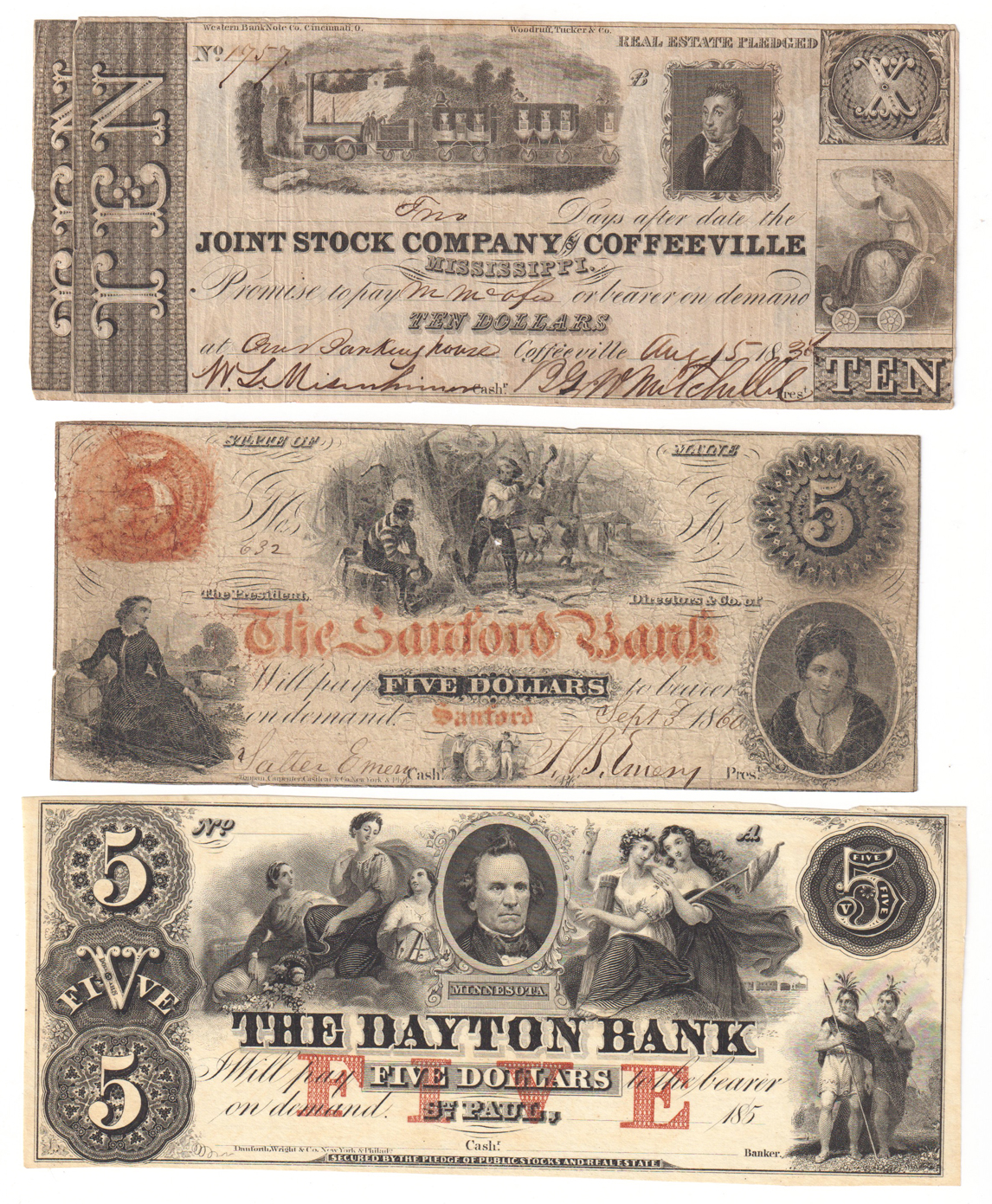 Album full of stamps, obsoletes, World currency, Native American wampum, and more