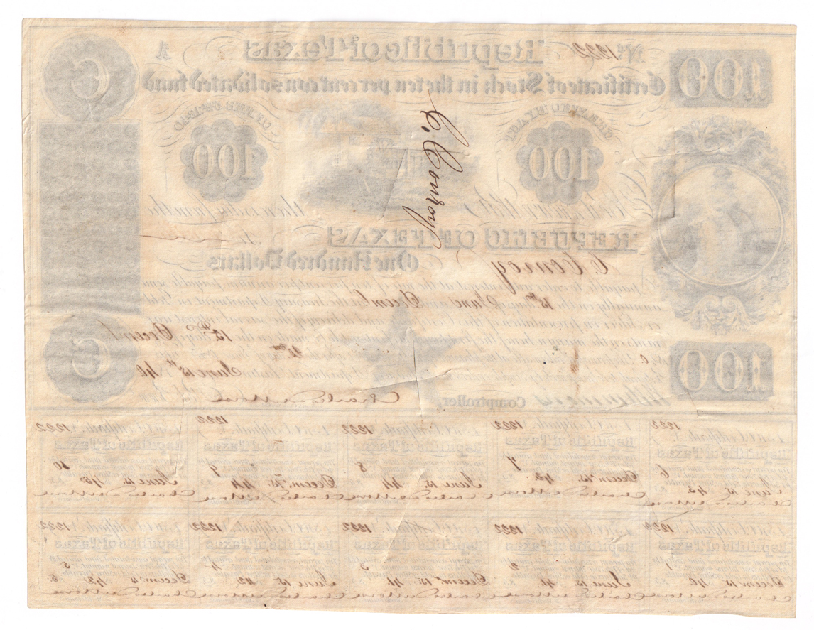 Album of Texas Bonds and Certificates