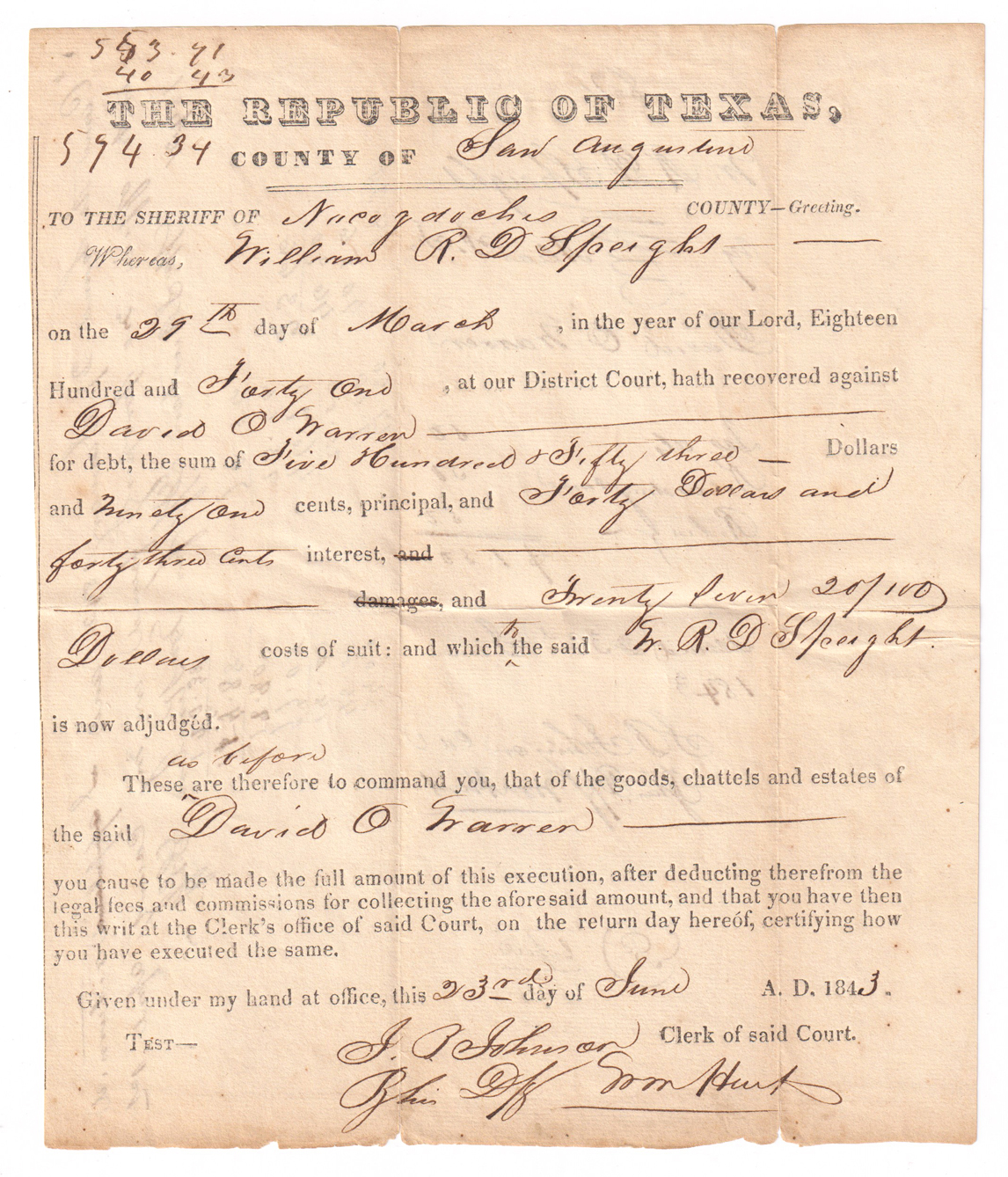 Album of Texas Bonds and Certificates