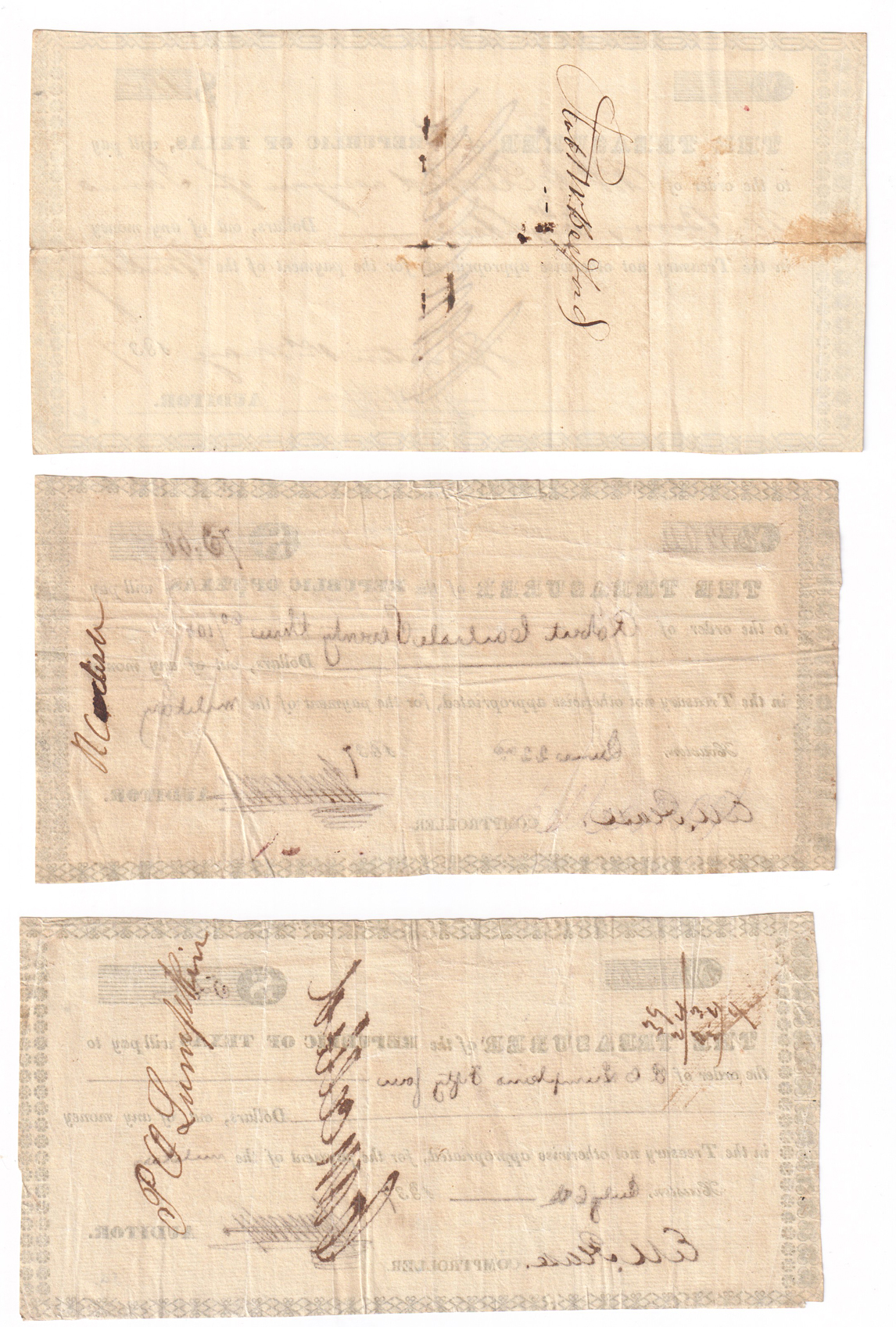 Group of numerous Texas script Obsoletes and various other items