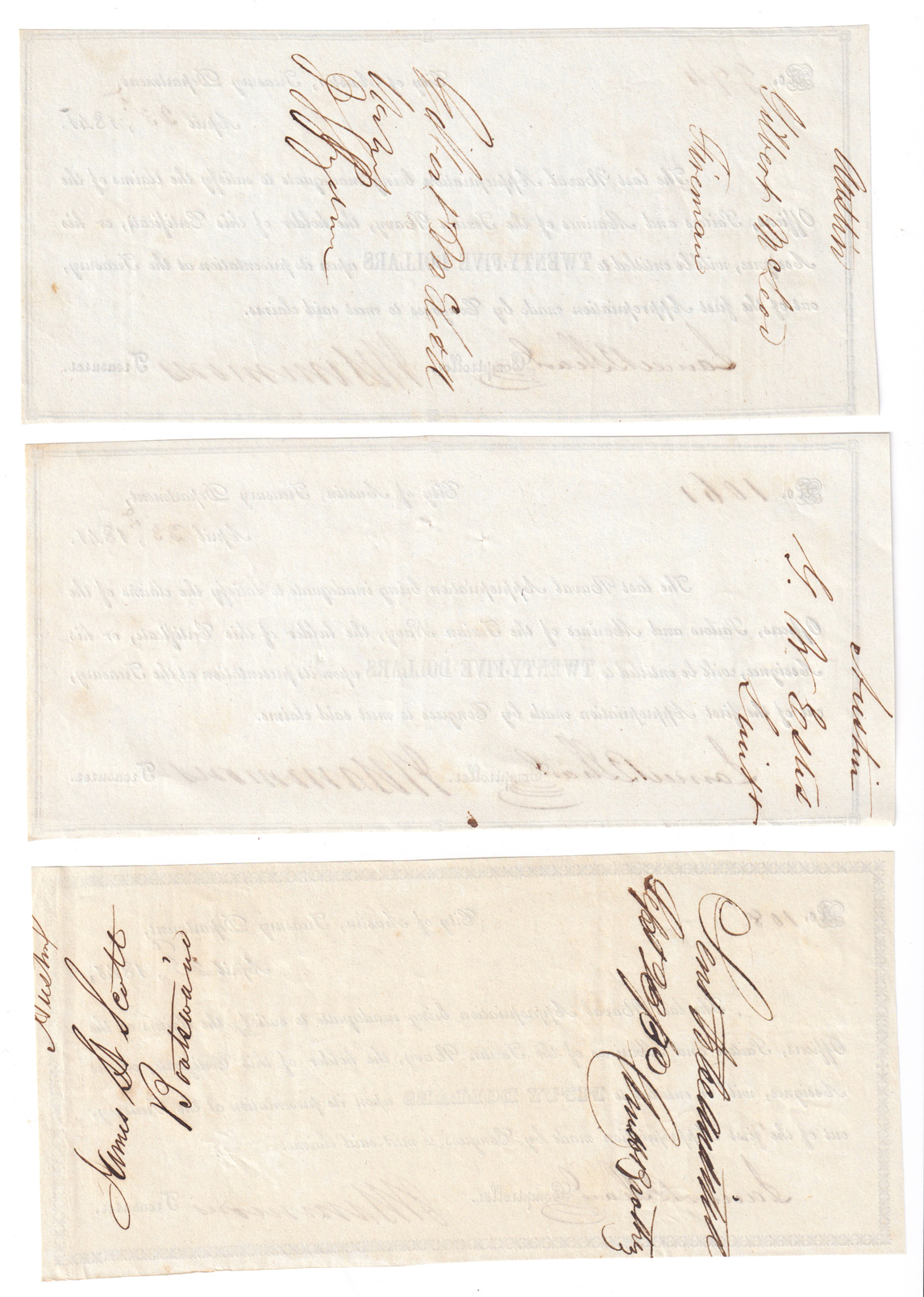 Group of numerous Texas script Obsoletes and various other items