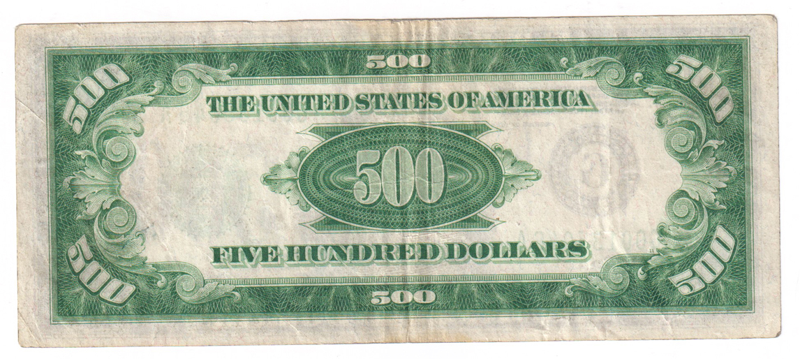 1934 $500 Chicago - F