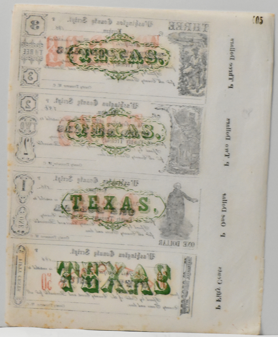 Misc. Texas paper
