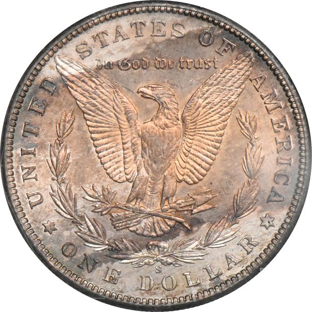 1900-S PCGS MS-64 (rattler) CAC
