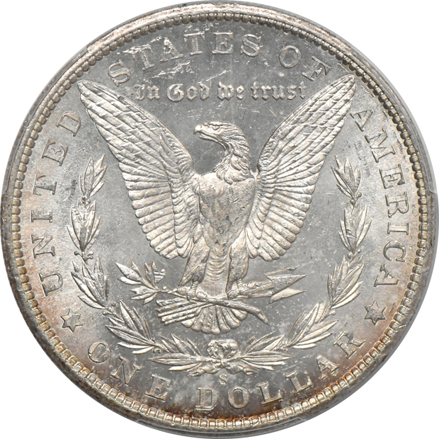 1900-O/CC AU-58, and a 1900-S MS-62, both PCGS 