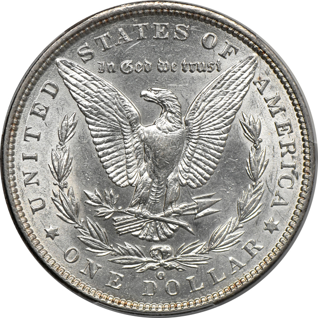 1900-O/CC AU-58, and a 1900-S MS-62, both PCGS 