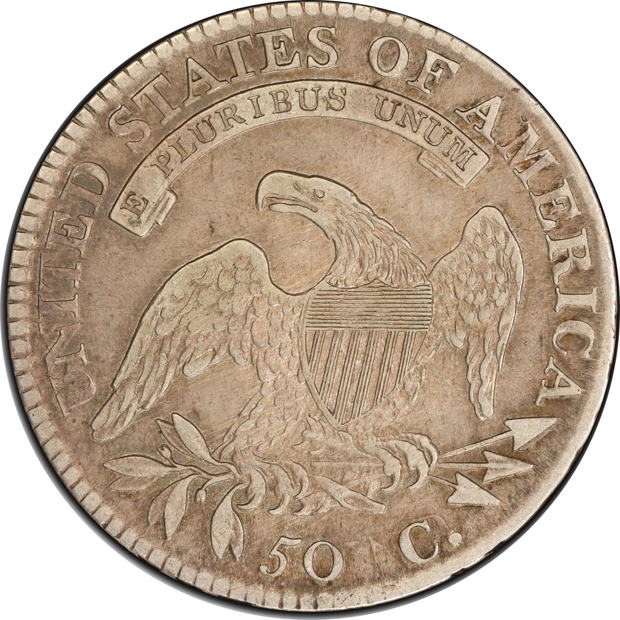 1813 50C/UNI PCGS XF details/cleaned