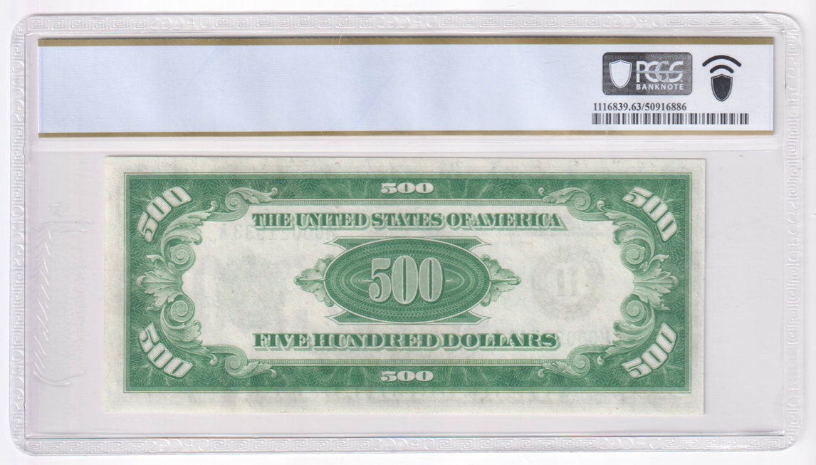 1928 $500 St. Louis Fr# 2200-H - PCGS ChCU-63 PPQ