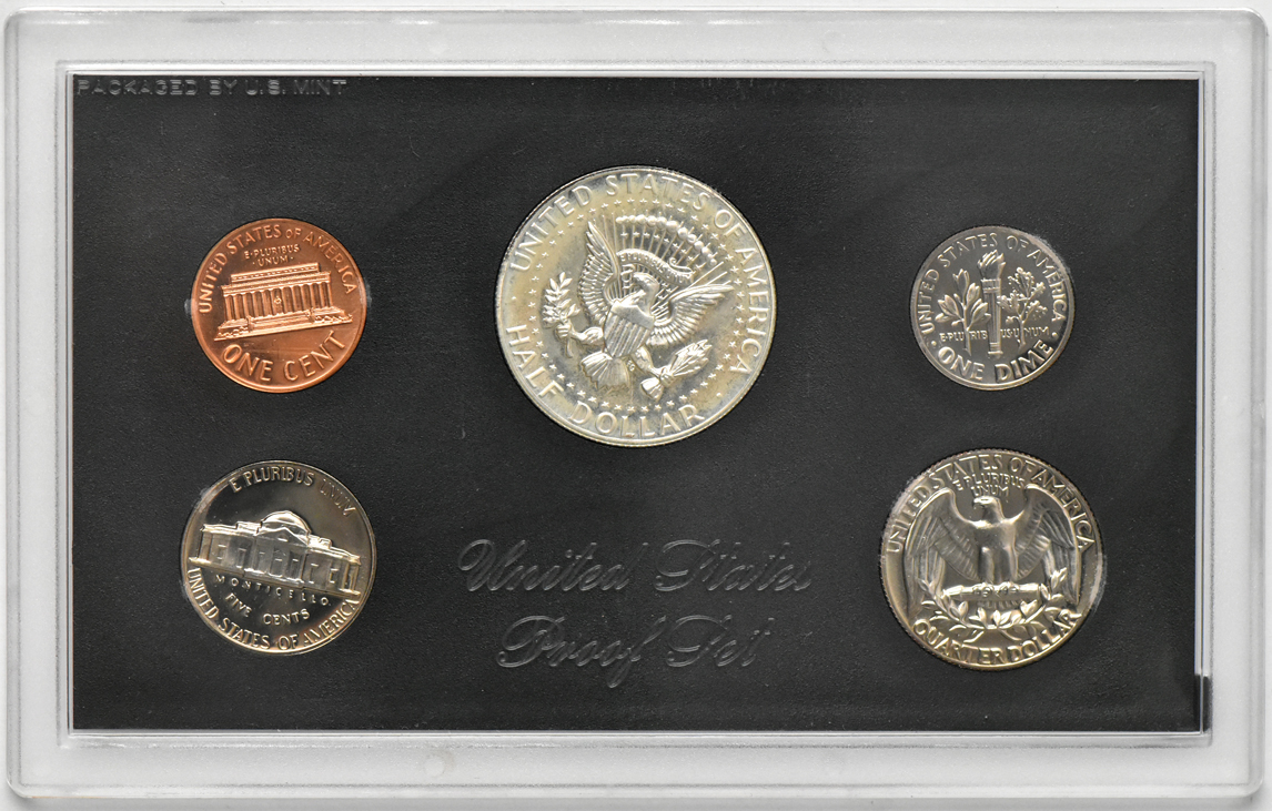 Two 1970 No "S" dime Proof Sets