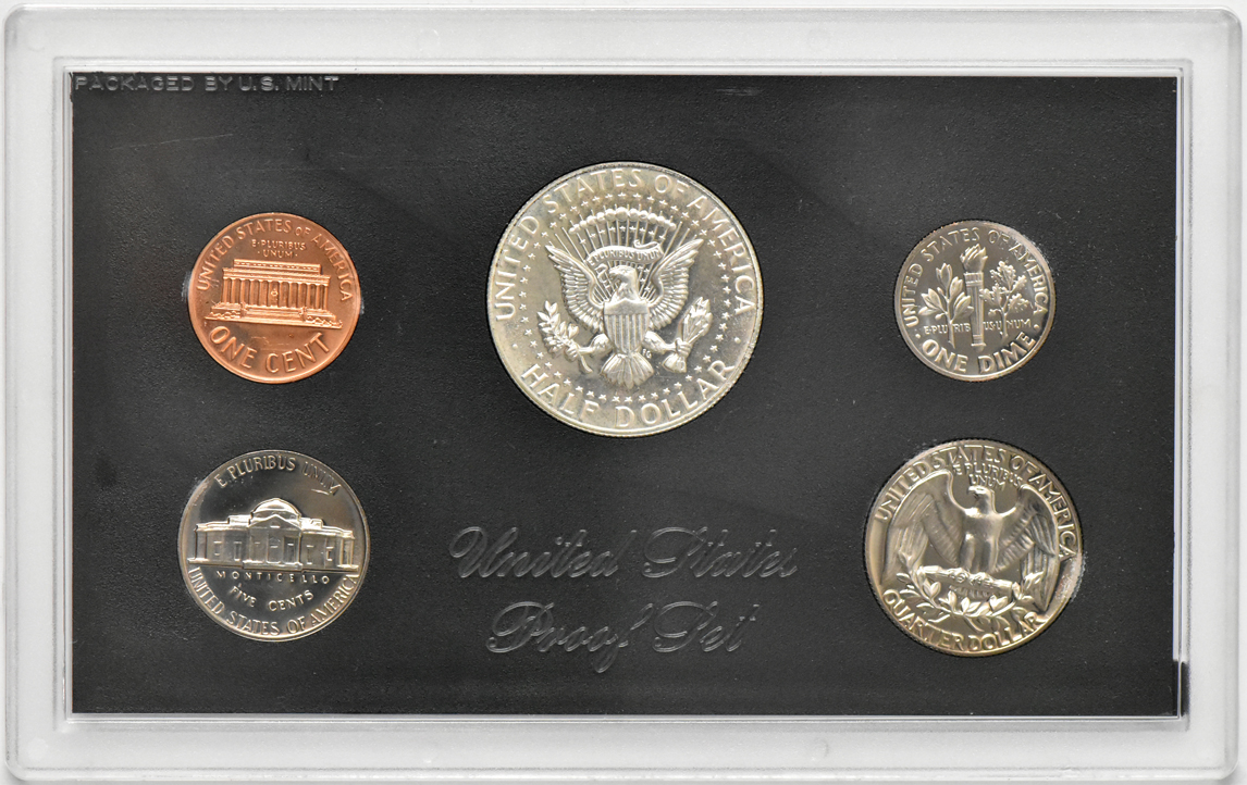 Two 1970 No "S" dime Proof Sets