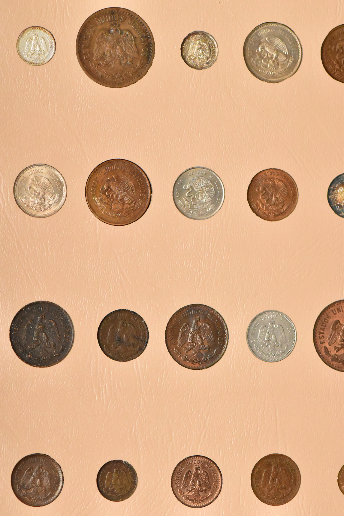Mexico - Complete 106 type set through 1972 in a Dansco album