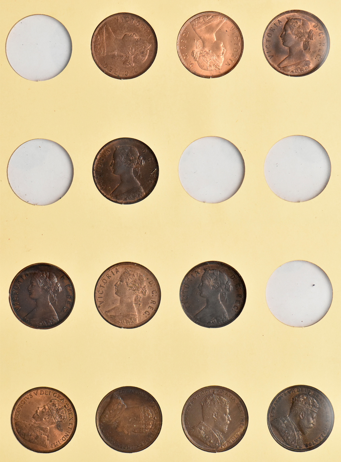 British North America - Collection of 29 different coins in a Library of Coin Vol. 68 album