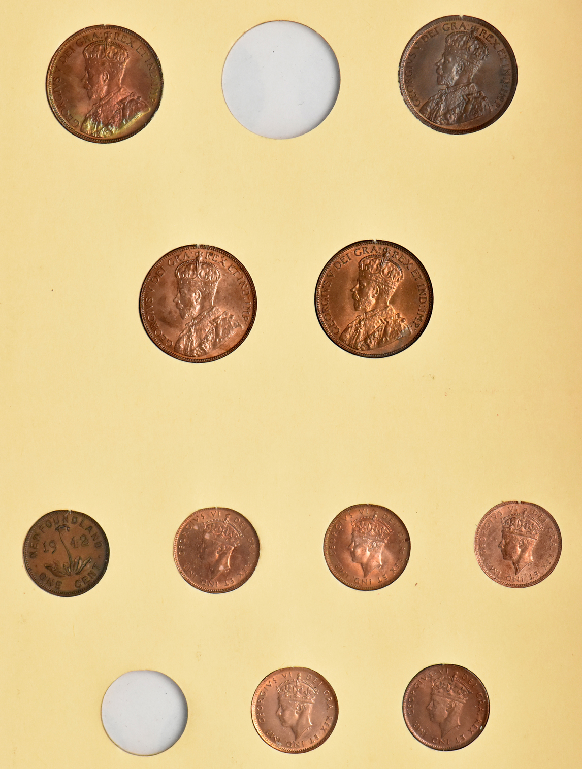 British North America - Collection of 29 different coins in a Library of Coin Vol. 68 album