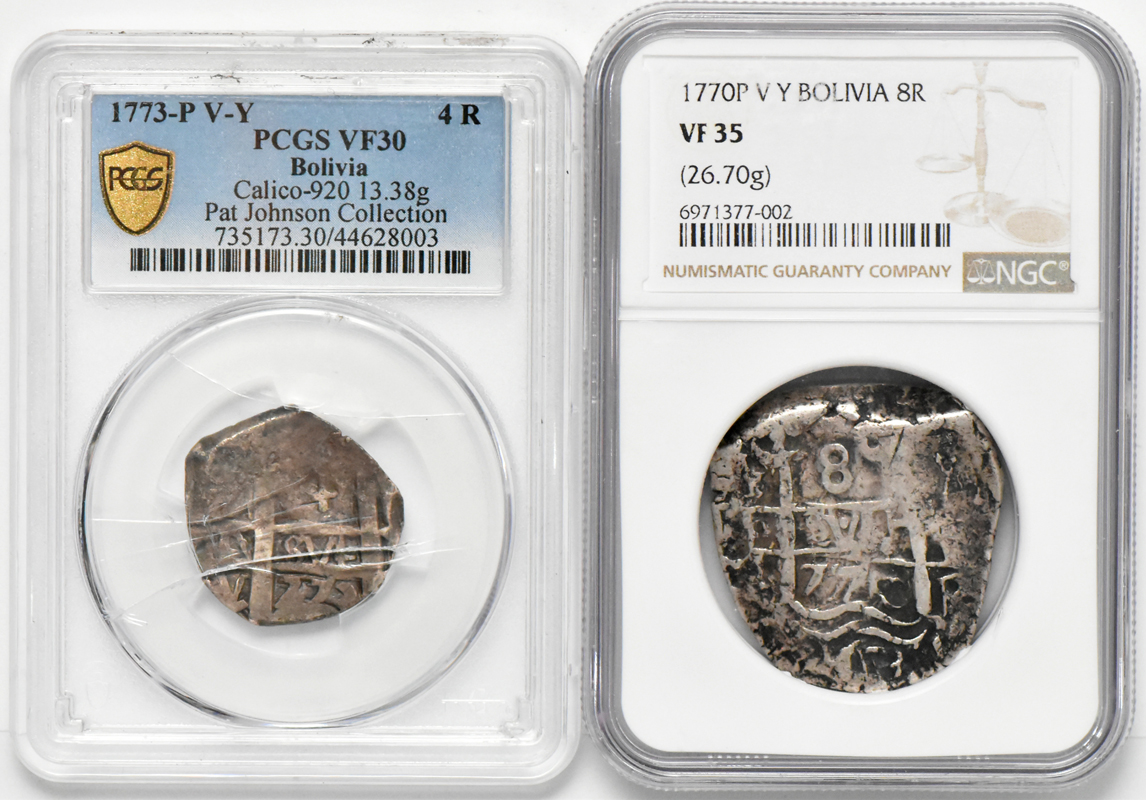 Bolivia - Five certified coins