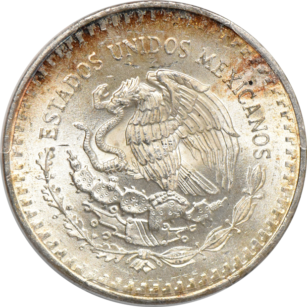 Mexico - One 1982 and two 1987-Mo DDO 1 onza - MS-64, MS-65, and MS-66, all PCGS