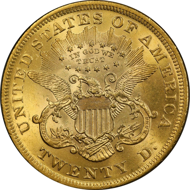 1873 Open 3 PCGS MS-60