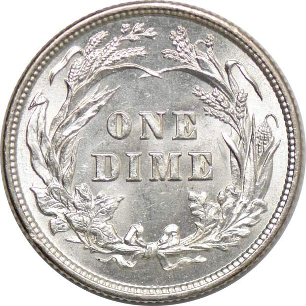 1883 Indian cent Gem Proof RB, and an 1892 Barber dime Choice Unc.