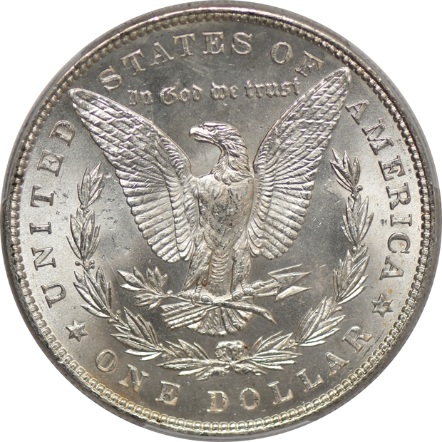 1886, 1887, and 1898-O, all PCGS MS-66